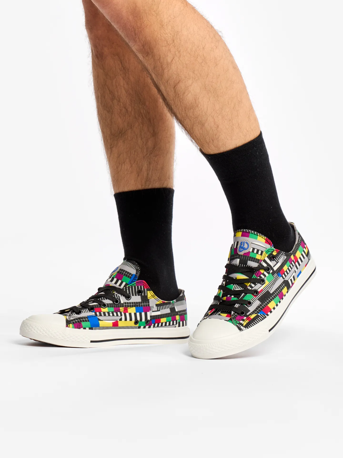 Chaussures en toile rigolotes Mire de télévision - Image 5