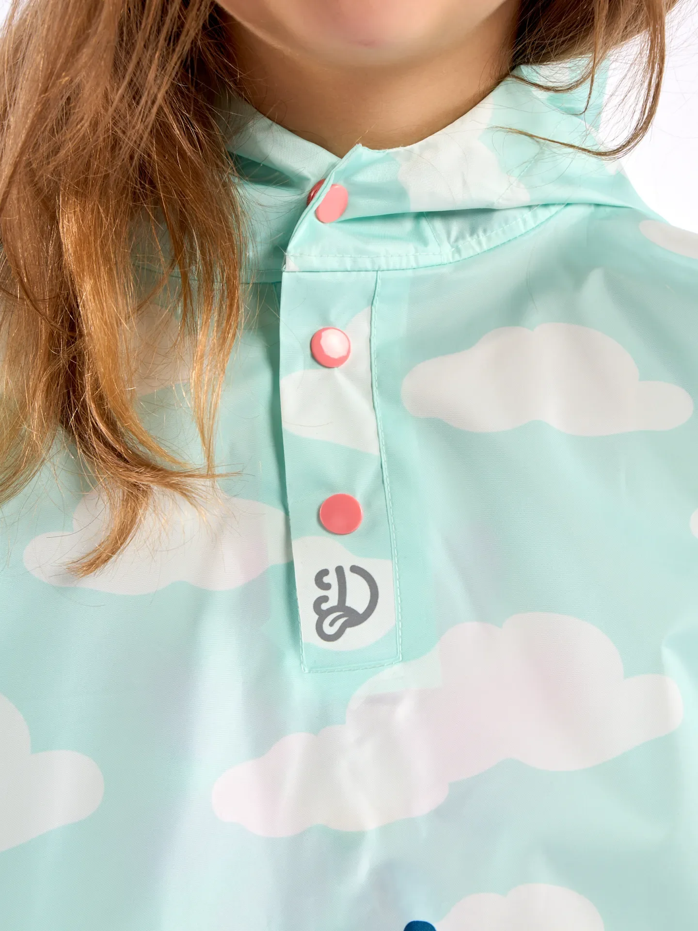 Manteau de pluie rigolo pour enfants Cygne flottant - Image 4