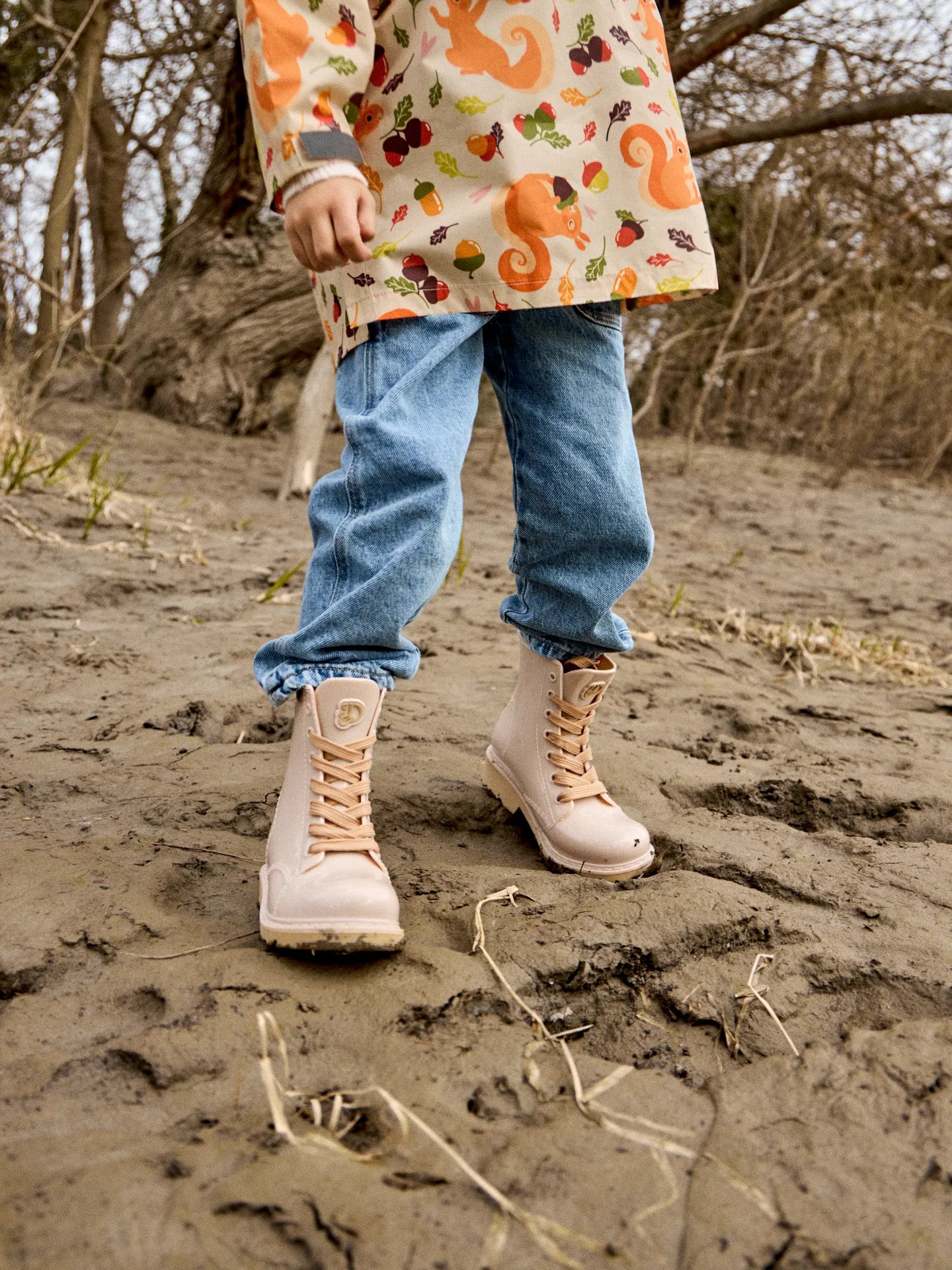Manteau de pluie rigolo pour enfants Écureuil et noix - Image 9