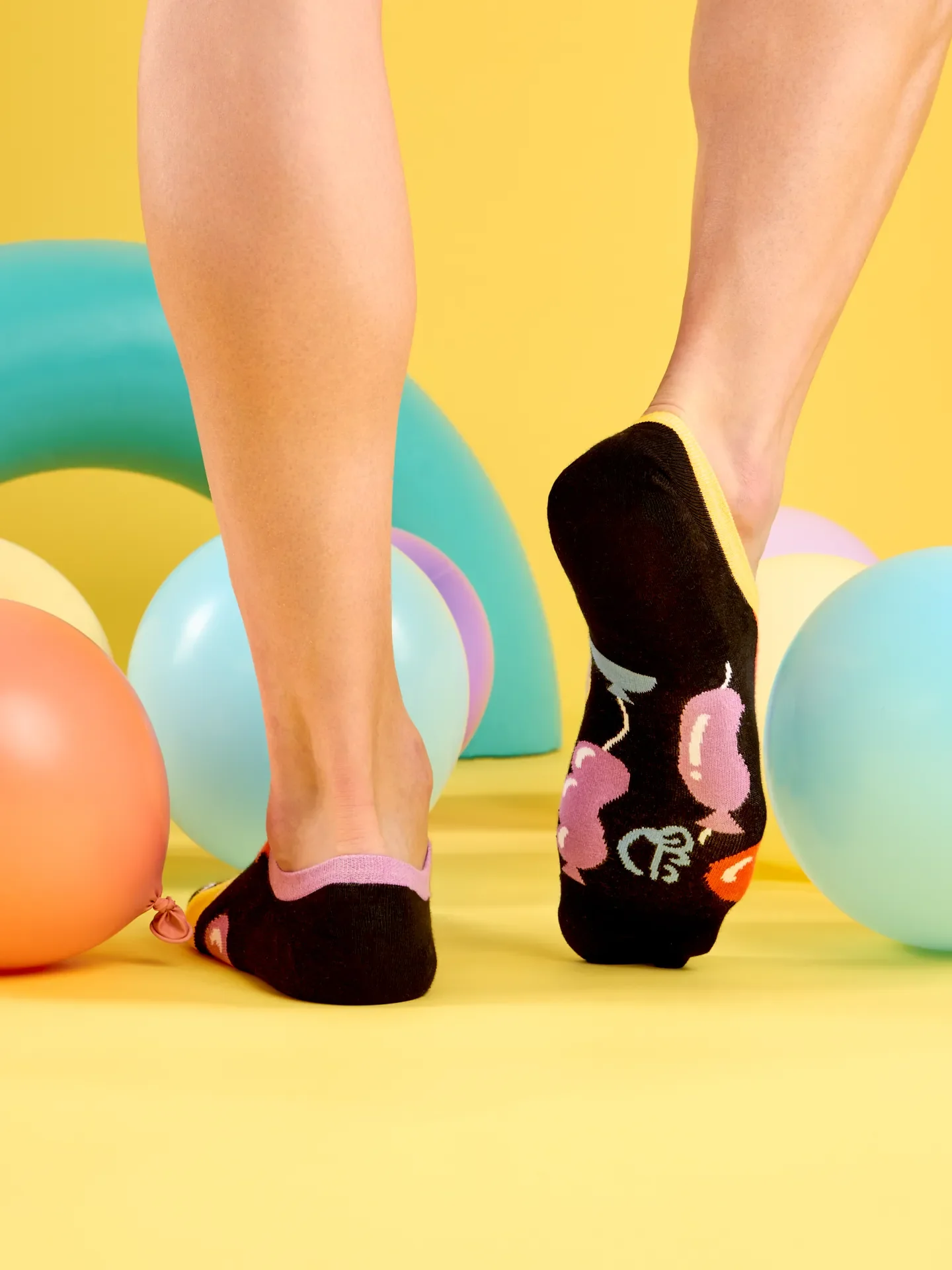 Socquettes rigolotes pour baskets Ballons - Image 5