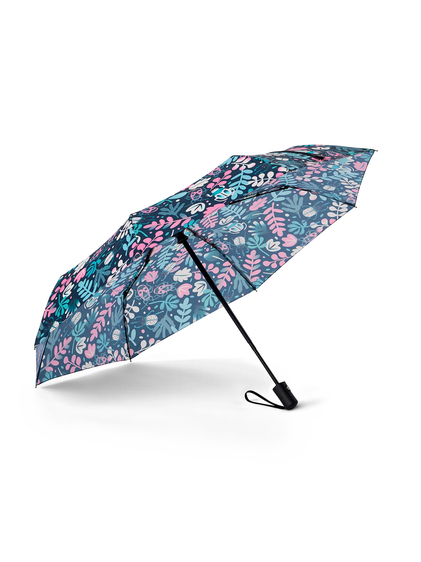 Parapluie rigolo Feuilles et insectes - Image 3